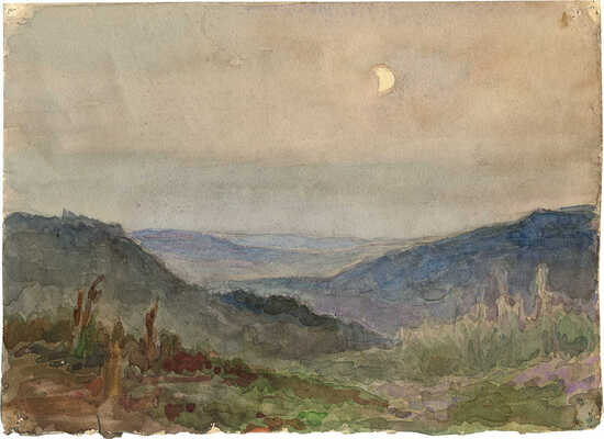 Морозов Константин Феофанович. Вечереет 